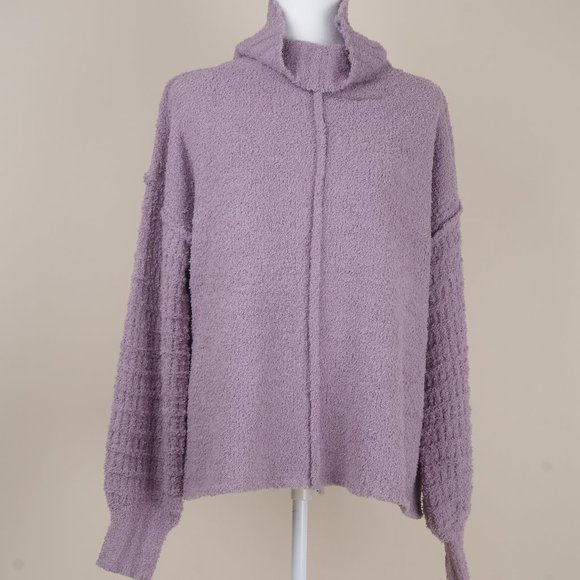 Soft and Cozy Mock Neck Sweater - Picture 2 of 5